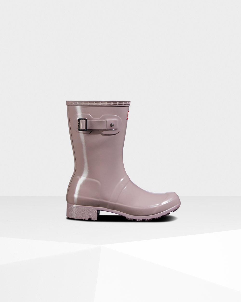 Galochas Curtas Hunter Feminina Roxo - Original Tour Foldable Gloss - 76SNFCHDX